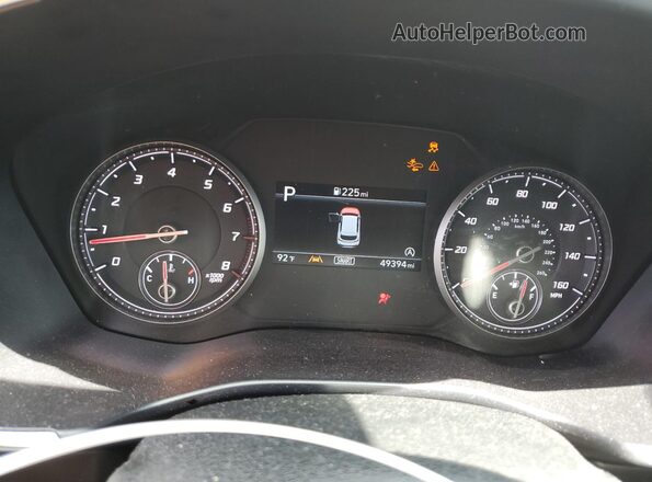 5NMS24AJXPH510772 2023 HYUNDAI SANTA Серебряный Вид щитка приборов