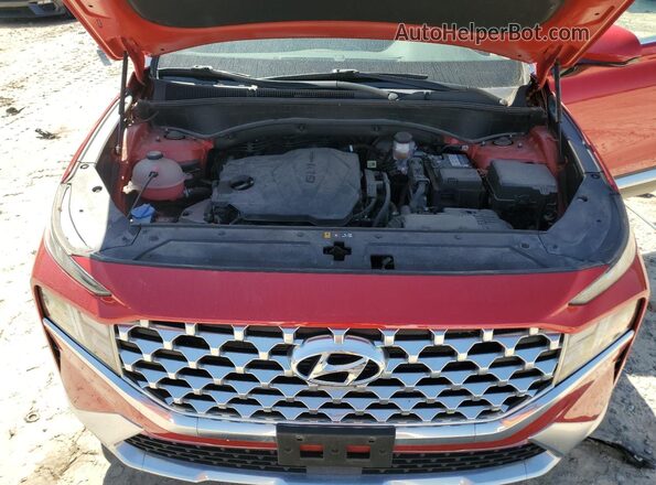 5NMS2DAJ8MH351715 2021 HYUNDAI SANTA Красный Вид подкапотного пространства