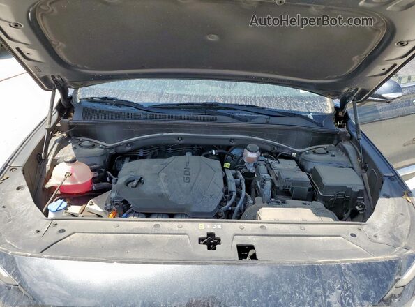 5NMS34AJ6PH533916 2023 HYUNDAI SANTA Charcoal ძრავის განყოფილების ხედი