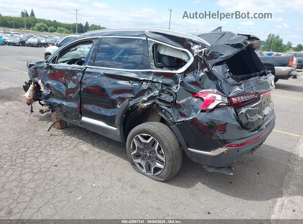 5NMS3DA13PH013088 2023 HYUNDAI SANTA FE HYBRID Черный Задняя левая четверть