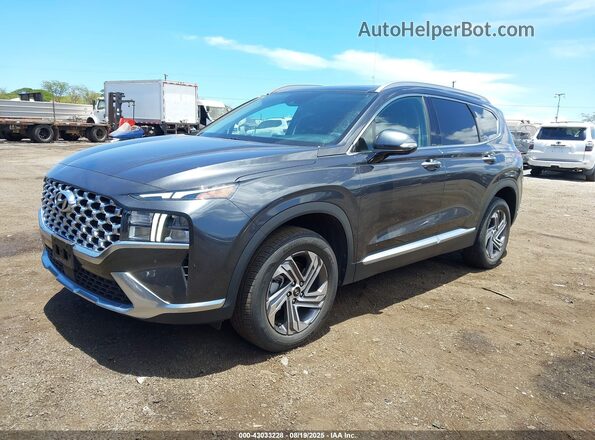 5NMS3DAJ6PH584588 2023 HYUNDAI SANTA FE Черный Передняя левая четверть