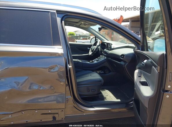 5NMS3DAJ6PH584588 2023 HYUNDAI SANTA FE Черный Вид салона спереди