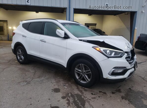 5NMZU3LB2JH097147 2018 HYUNDAI SANTA White Delantero derecho