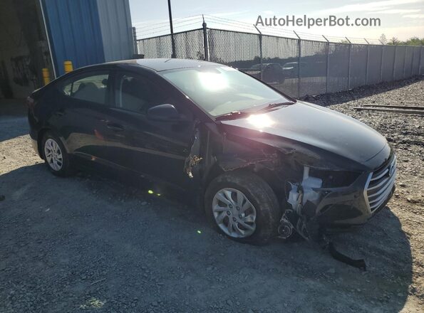 5NPD74LF0JH242182 2018 HYUNDAI ELANTRA Black Przód prawy