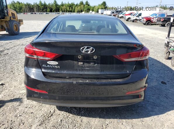 5NPD74LF0JH242182 2018 HYUNDAI ELANTRA Black Widok z tyłu