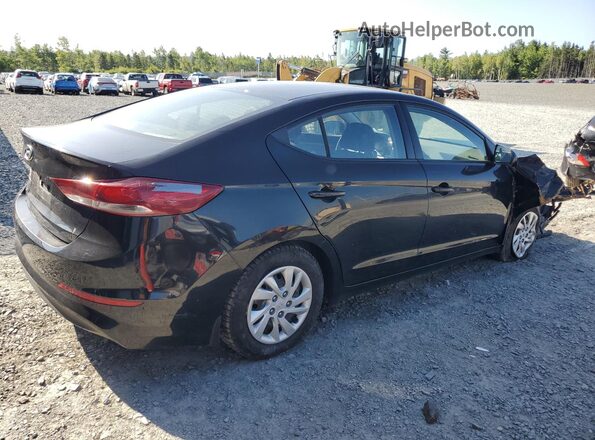 5NPD74LF0JH242182 2018 HYUNDAI ELANTRA Black Tył prawy