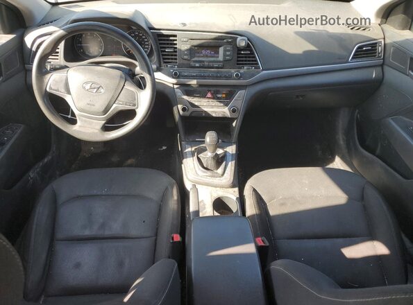 5NPD74LF0JH242182 2018 HYUNDAI ELANTRA Black Widok deski rozdzielczej