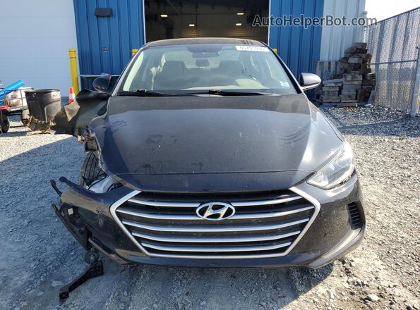 5NPD74LF0JH242182 2018 HYUNDAI ELANTRA Black Widok z przodu