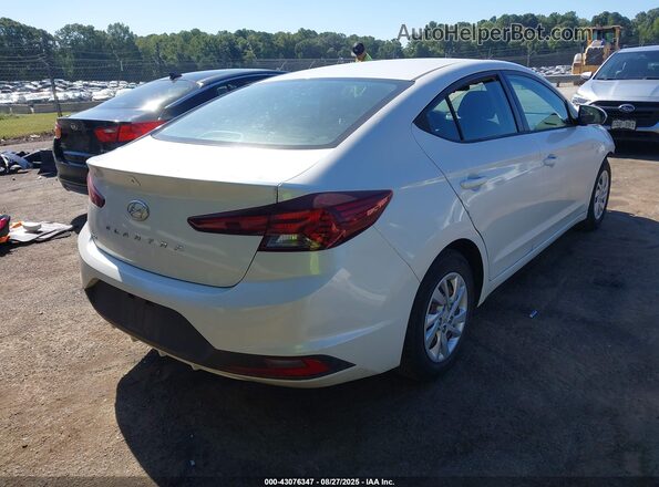 5NPD74LF1LH563392 2020 HYUNDAI ELANTRA Белый Задняя правая четверть
