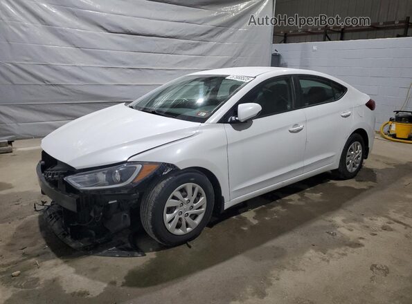 5NPD74LF2JH279475 2018 HYUNDAI ELANTRA White Przód lewy