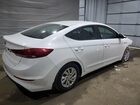 2018 Hyundai Elantra Se White vin: 5NPD74LF2JH279475