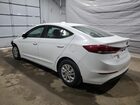 2018 Hyundai Elantra Se White vin: 5NPD74LF2JH279475