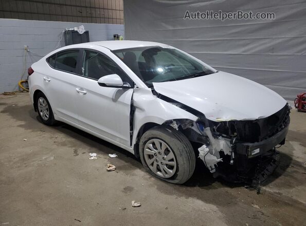 5NPD74LF2JH279475 2018 HYUNDAI ELANTRA White Przód prawy