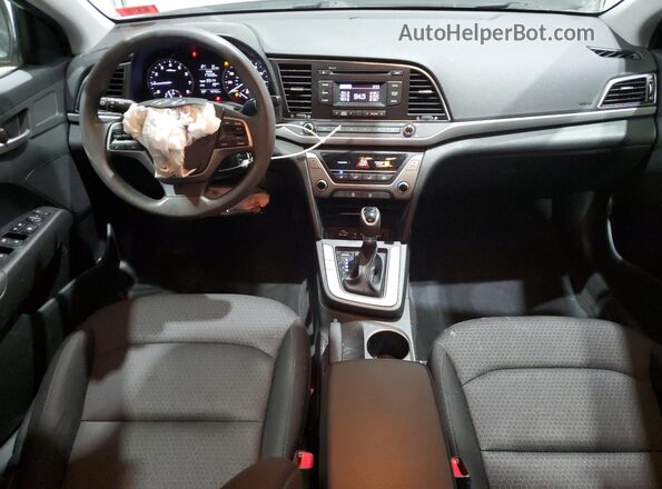 5NPD74LF2JH279475 2018 HYUNDAI ELANTRA White Widok deski rozdzielczej