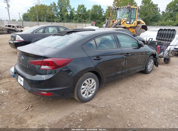 5NPD74LF2LH525475 2020 HYUNDAI ELANTRA Black Trasero derecho