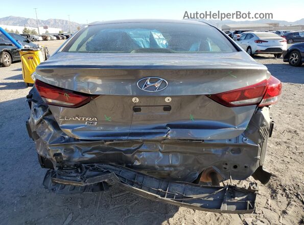 5NPD74LF3JH271224 2018 HYUNDAI ELANTRA Gray Rear view