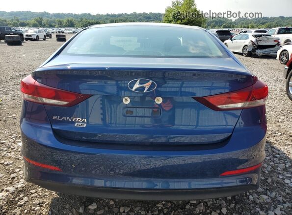 5NPD74LF4JH348960 2018 HYUNDAI ELANTRA Blue Вид ззаду