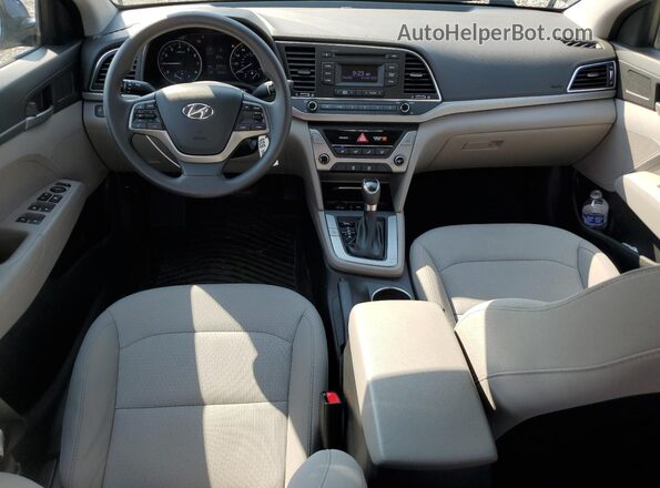 5NPD74LF4JH348960 2018 HYUNDAI ELANTRA Blue Вид панелі приладів