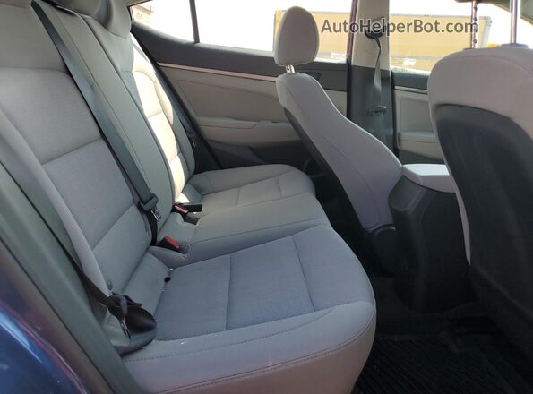 5NPD74LF4JH348960 2018 HYUNDAI ELANTRA Blue Вид задніх сидінь