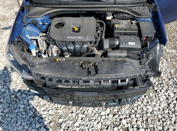 5NPD74LF4JH348960 2018 HYUNDAI ELANTRA Blue Вид задньої частини салону