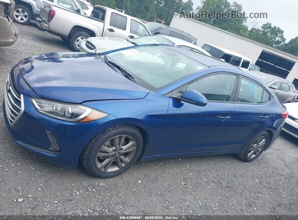 5NPD84LF0JH286566 2018 HYUNDAI ELANTRA Blue Панорамний вид салону 360°
