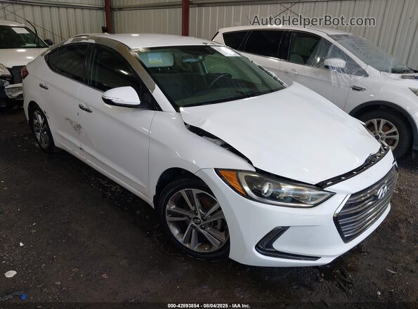 5NPD84LF1HH129350 2017 HYUNDAI ELANTRA White Delantero derecho