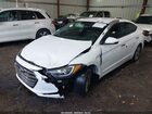 2017 Hyundai Elantra Limited White vin: 5NPD84LF1HH129350