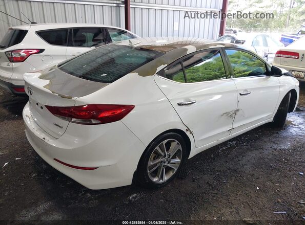 5NPD84LF1HH129350 2017 HYUNDAI ELANTRA White Trasero derecho