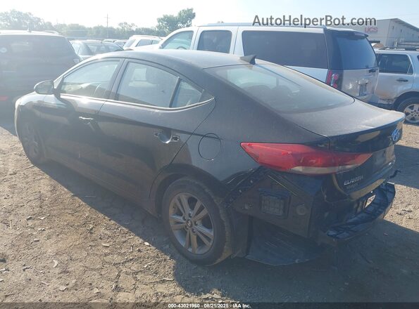 5NPD84LF1HH169363 2017 HYUNDAI ELANTRA Black Trasero izquierdo