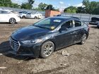 2018 Hyundai Elantra Sel Черный vin: 5NPD84LF1JH392380
