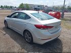 2018 Hyundai Elantra Sel Silver vin: 5NPD84LF2JH300709
