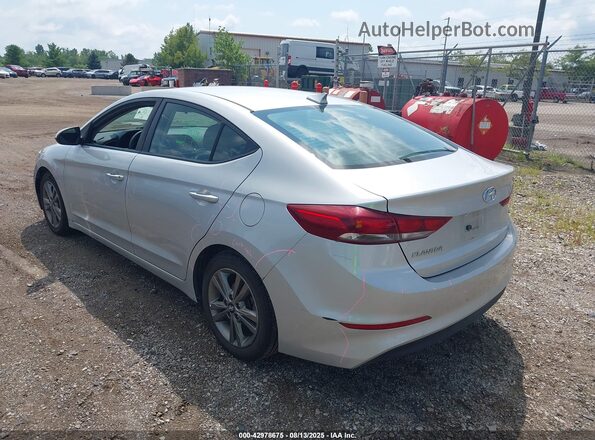 5NPD84LF2JH300709 2018 HYUNDAI ELANTRA Silver Tył lewy
