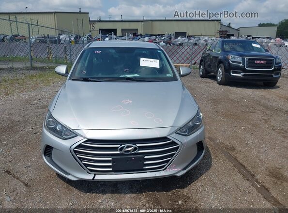 5NPD84LF2JH300709 2018 HYUNDAI ELANTRA Silver Widok zestawu wskaźników