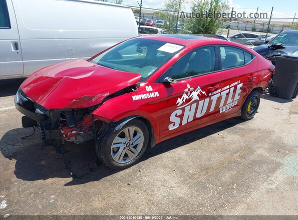 5NPD84LF2LH511007 2020 HYUNDAI ELANTRA Red Front left
