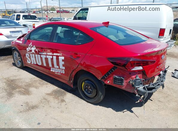 5NPD84LF2LH511007 2020 HYUNDAI ELANTRA Red 360 interior view