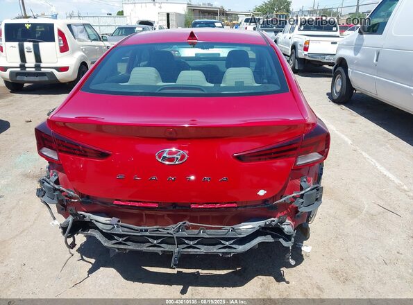 5NPD84LF2LH511007 2020 HYUNDAI ELANTRA Red 