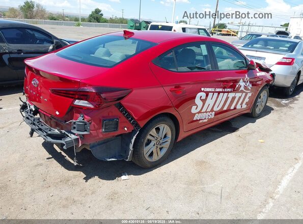 5NPD84LF2LH511007 2020 HYUNDAI ELANTRA Red Rear right