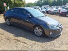2020 Hyundai Elantra Sel Gray vin: 5NPD84LF2LH587049