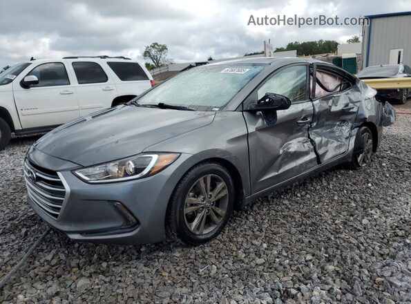 5NPD84LF3JH304073 2018 HYUNDAI ELANTRA Gray Przód lewy