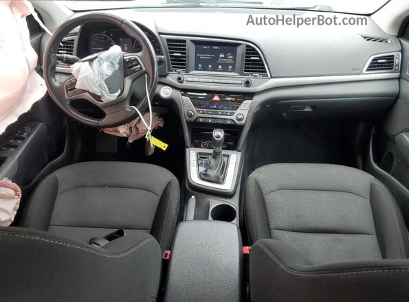 5NPD84LF3JH304073 2018 HYUNDAI ELANTRA Gray Widok deski rozdzielczej