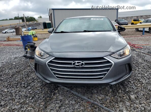 5NPD84LF3JH304073 2018 HYUNDAI ELANTRA Gray Widok z przodu
