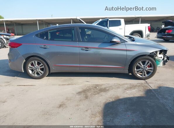 5NPD84LF4JH357719 2018 HYUNDAI ELANTRA Gray Widok wnętrza 360 stopni
