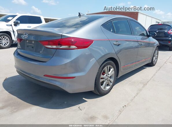 5NPD84LF4JH357719 2018 HYUNDAI ELANTRA Gray Tył prawy