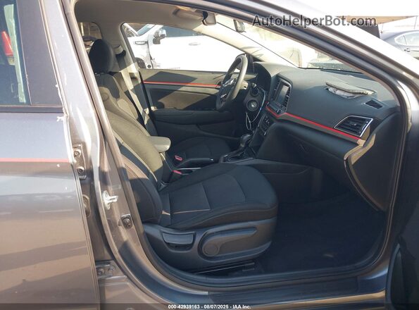 5NPD84LF4JH357719 2018 HYUNDAI ELANTRA Gray Widok wnętrza z przodu