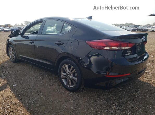 5NPD84LF4JH379302 2018 HYUNDAI ELANTRA Black Задня ліва чверть