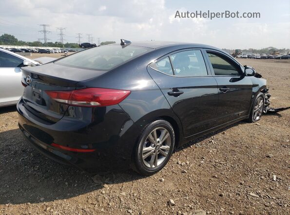 5NPD84LF4JH379302 2018 HYUNDAI ELANTRA Black Задня права чверть