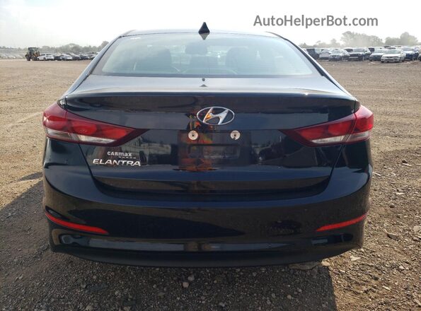 5NPD84LF4JH379302 2018 HYUNDAI ELANTRA Black Вид ззаду