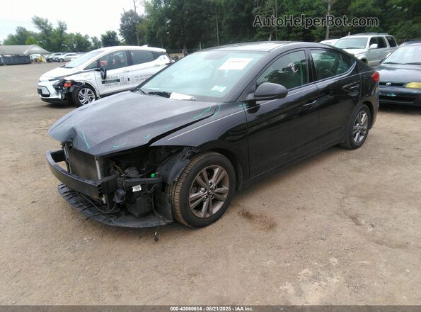 5NPD84LF6JH250669 2018 HYUNDAI ELANTRA Black Front left