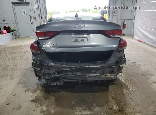 5NPD84LF8JH387287 2018 HYUNDAI ELANTRA Gray Вид ззаду