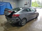 2018 Hyundai Elantra Sel Gray vin: 5NPD84LF8JH387287